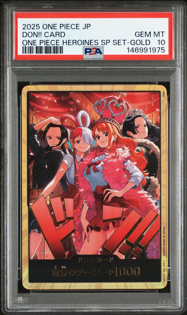 [PSA 10] DON!! Card [Heroines Special Gold]