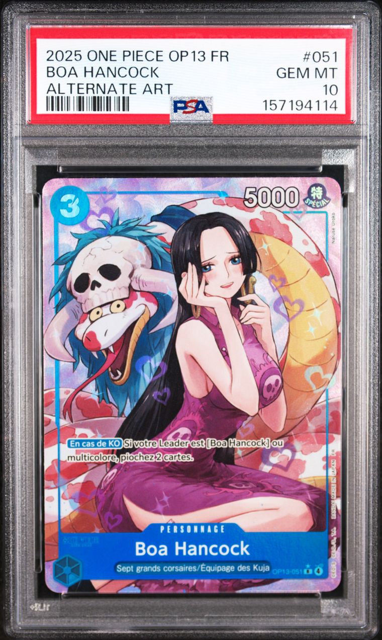 [PSA 10] Boa Hancock [Alternate Art] OP13-051