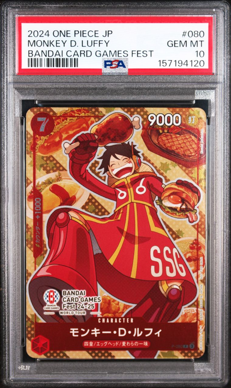 [PSA 10] Monkey.D.Luffy [Bandai Card Games Fest] P-080