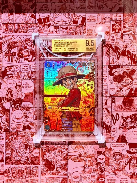 [BGS 9.5] Monkey.D.Luffy [Red Manga] OP13-118