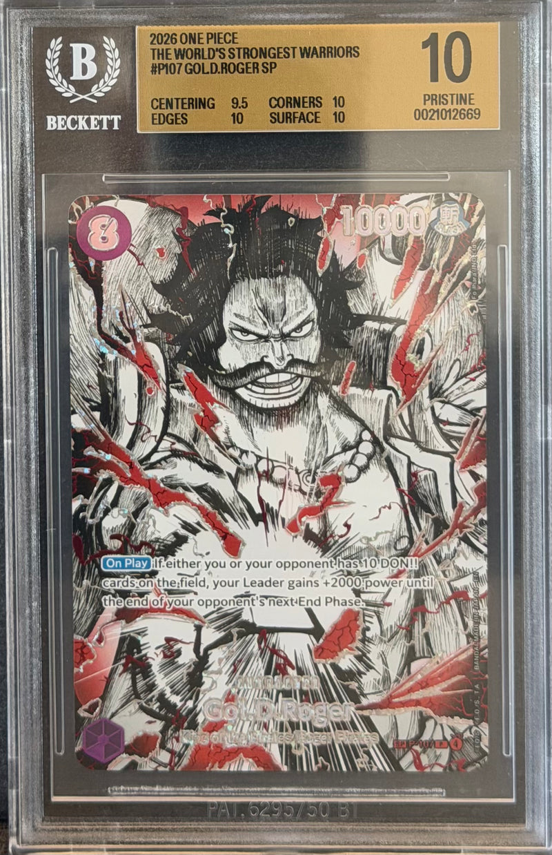 [BGS 10 PRISTINE] Gol.D.Roger [SP] OP17 P-107 - ENG