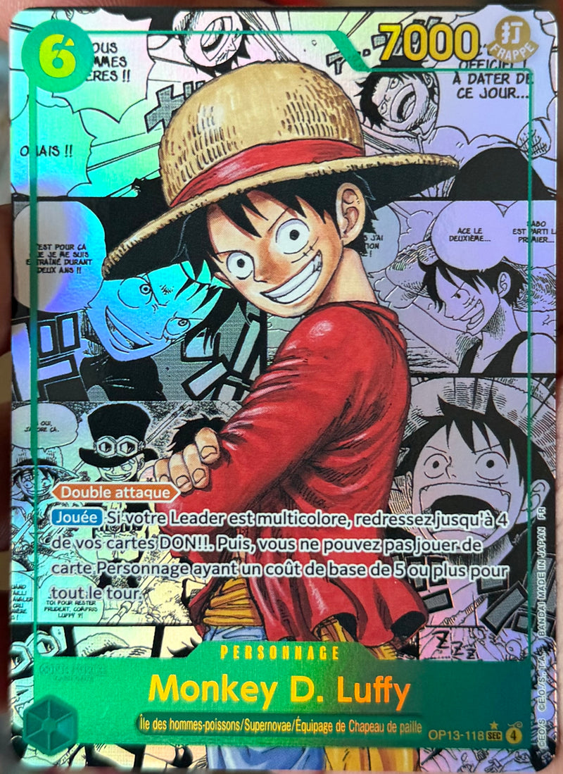 Monkey D. Luffy [Manga] OP13-118