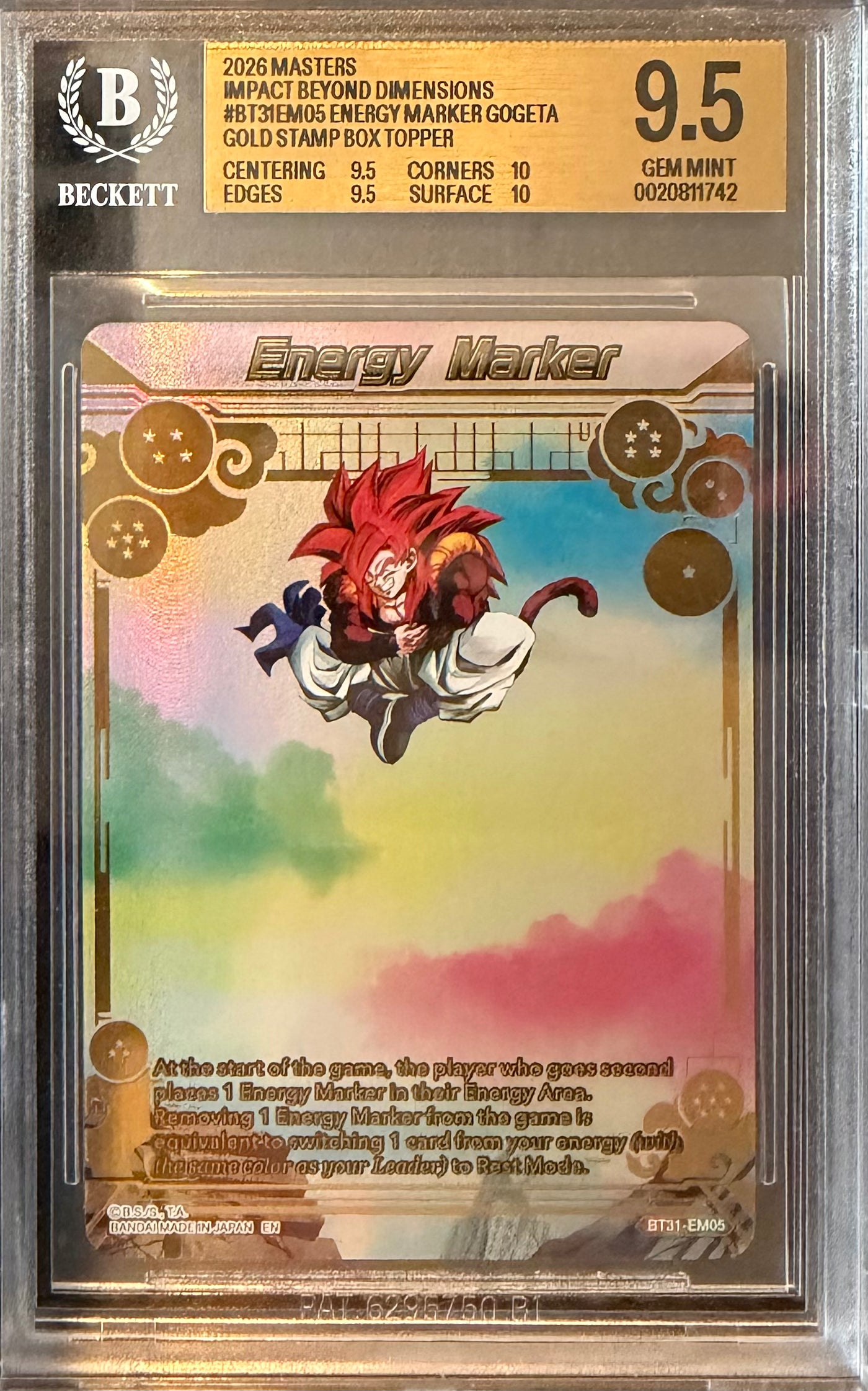 Dragon Ball Super - Energy Market BT31-EM05 (OR/GOLD)