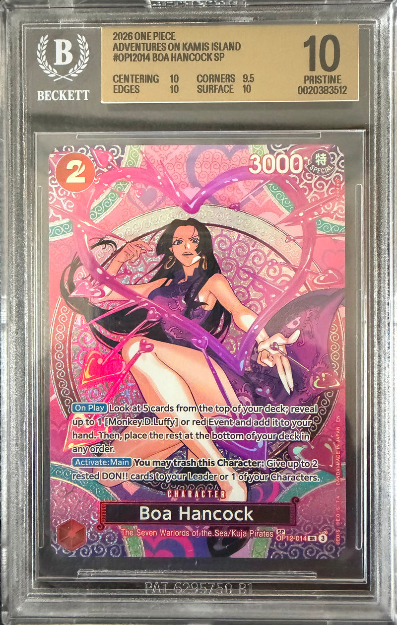 [BGS 10 PRISTINE] Boa Hancock [SP] OP12-014