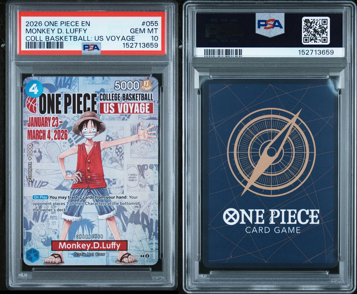 [PSA 10] Monkey.D.Luffy [College Basketball US Voyage] P-055