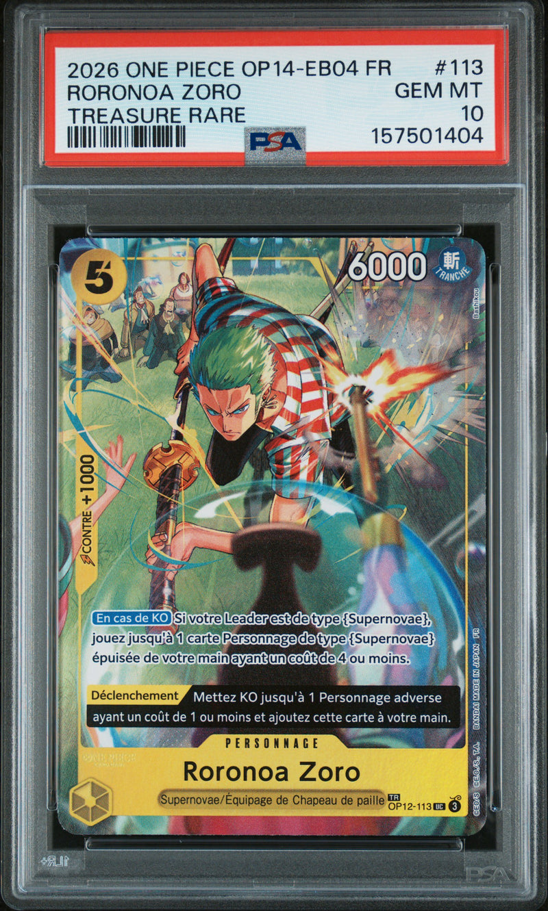 Roronoa Zoro [Treasure Rare] OP12-113