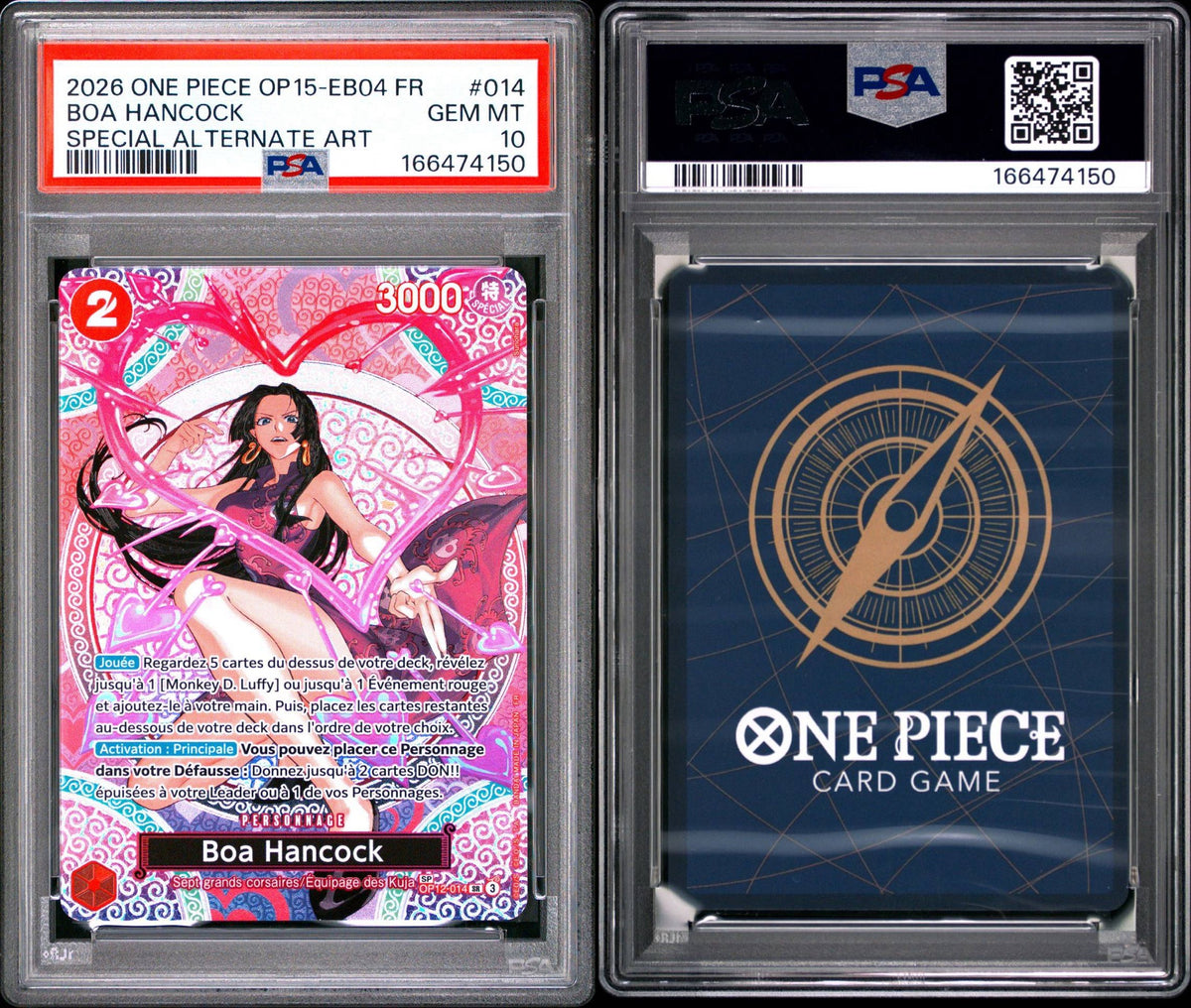 PSA 10 Boa Hancock [SP] OP12-014