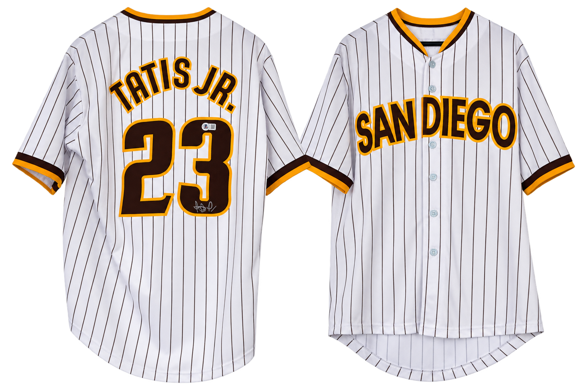 Fernando Tatis Jr. Signed San Diego Padres #23 Jersey Beckett Witnessed BAS