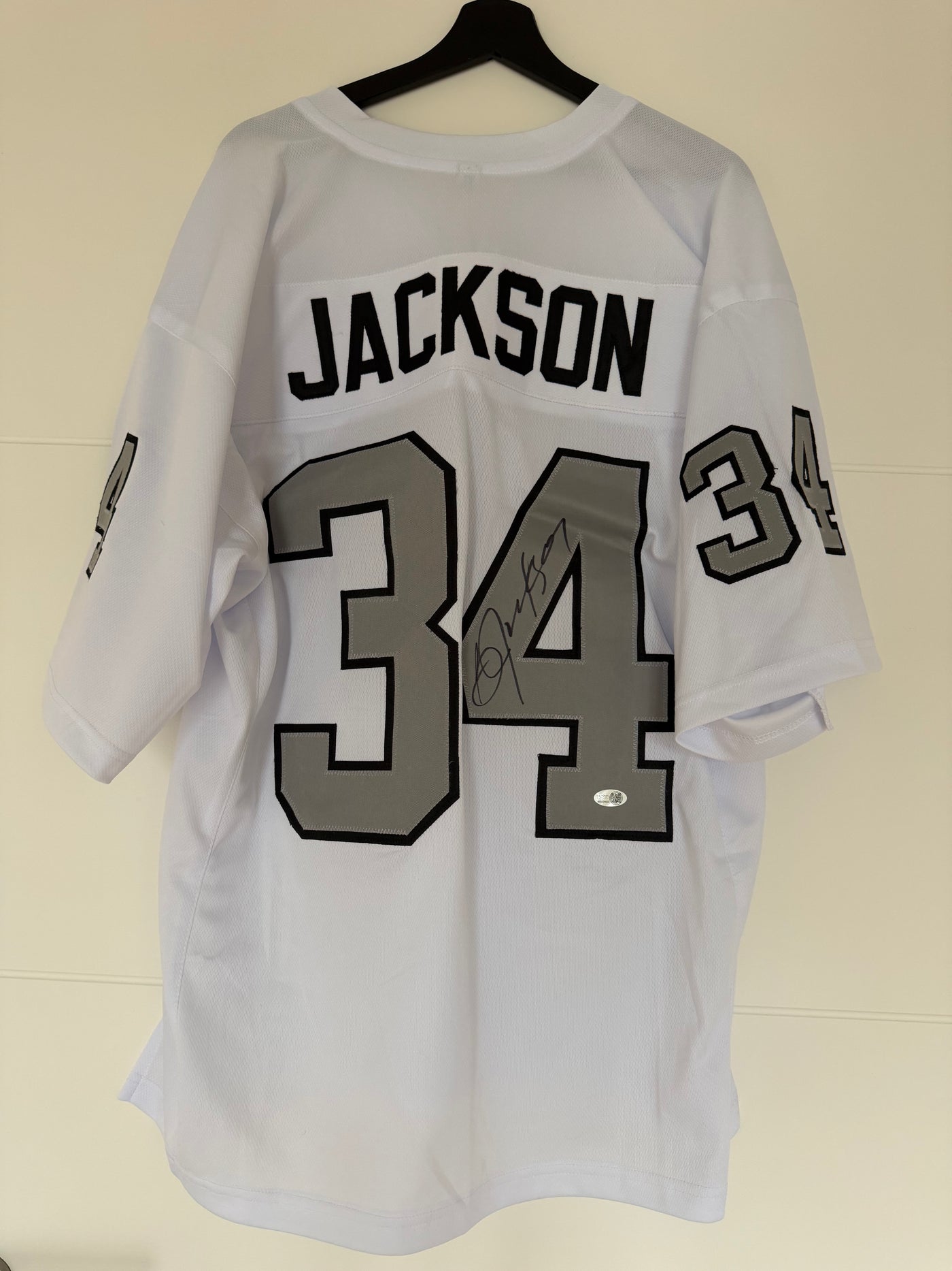 Bo Jackson Signed Oakland Raiders #34 Jersey Autographed JSA COA NFL