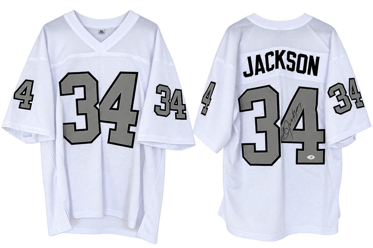 Bo Jackson Signed Oakland Raiders #34 Jersey Autographed JSA COA NFL