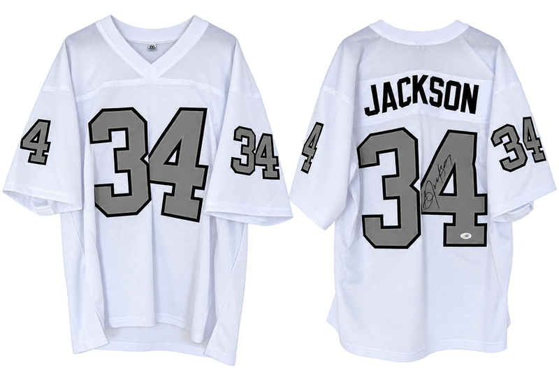 Bo Jackson Signed Oakland Raiders #34 Jersey Autographed JSA COA NFL