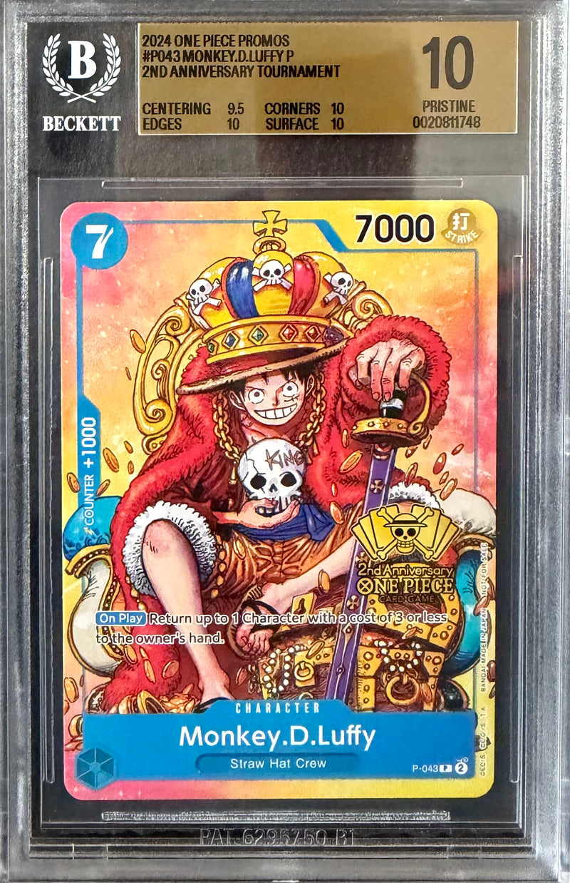 Monkey.D.Luffy [2nd Anniversary Stamped] P-043