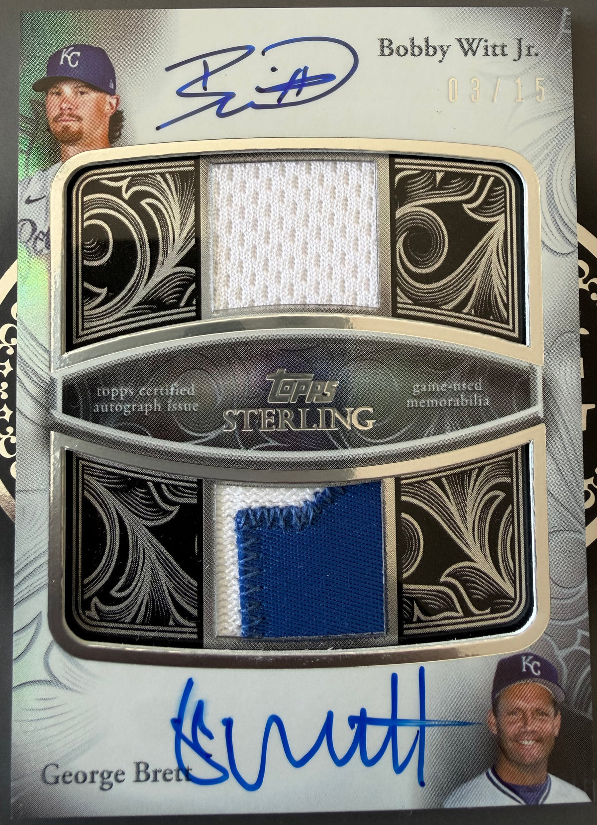 Bobby Witt Jr. / George Brett [Silver] #SDAR-BJ