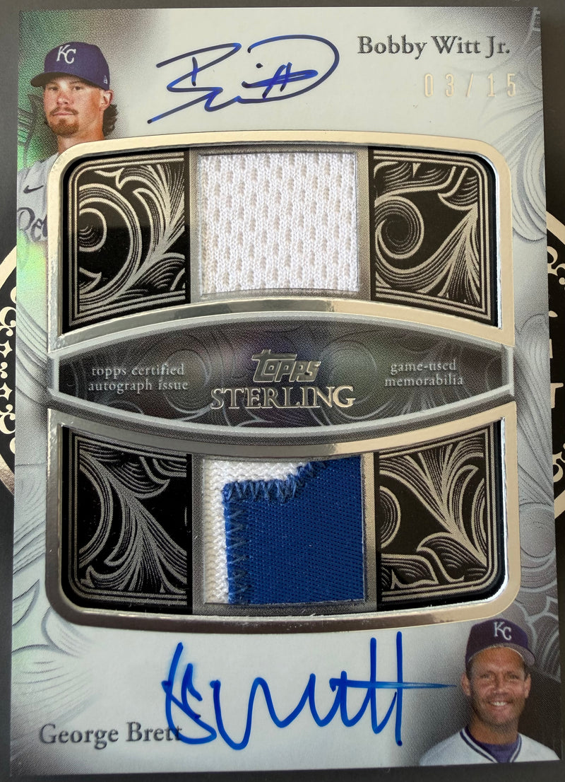 Bobby Witt Jr. / George Brett [Silver] #SDAR-BJ
